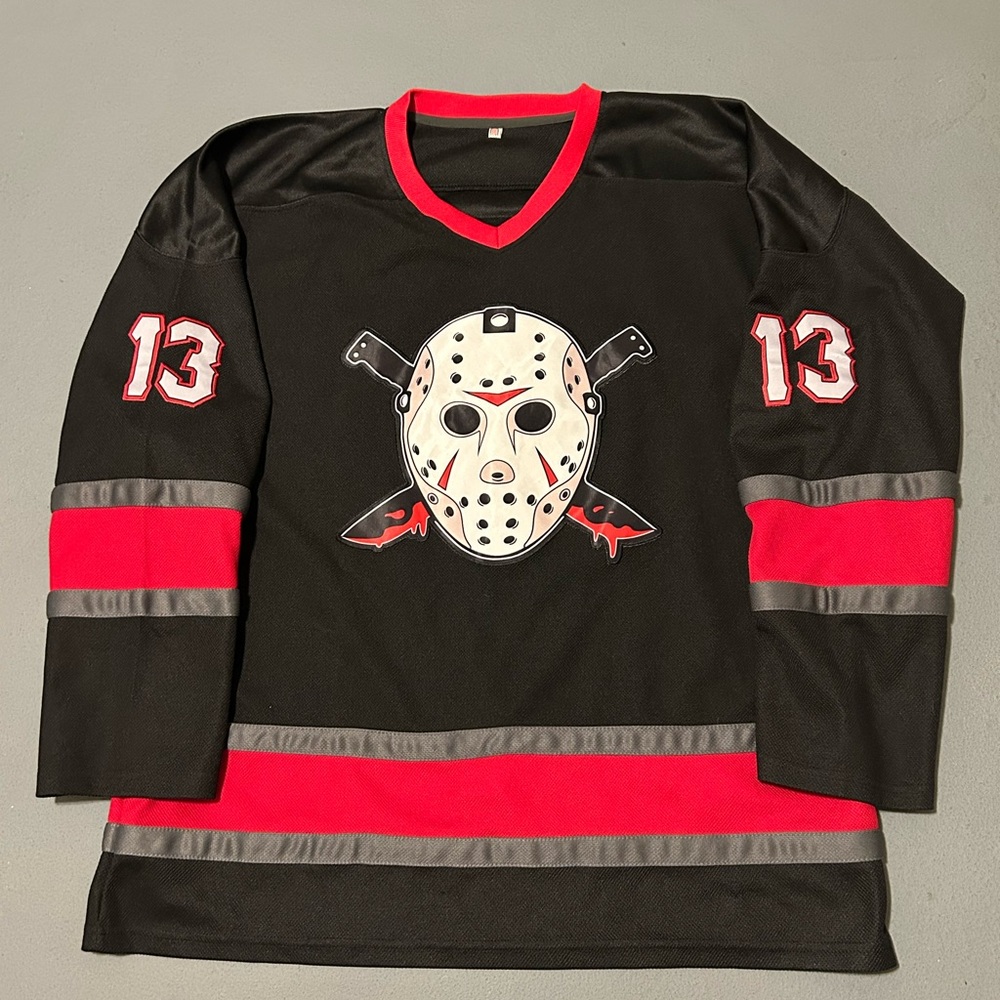 ARI LEHMAN Signed #13 Hockey Jersey Jason Voorhees Mens XXL